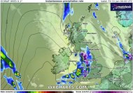 英国降雪地图显示，北极圈内9小时的暴风雪可能在本周一天内带来16英寸的降雪