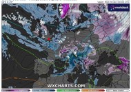 英国降雪：546英里的北极炸弹覆盖了英国部分地区，新地图变成了紫色